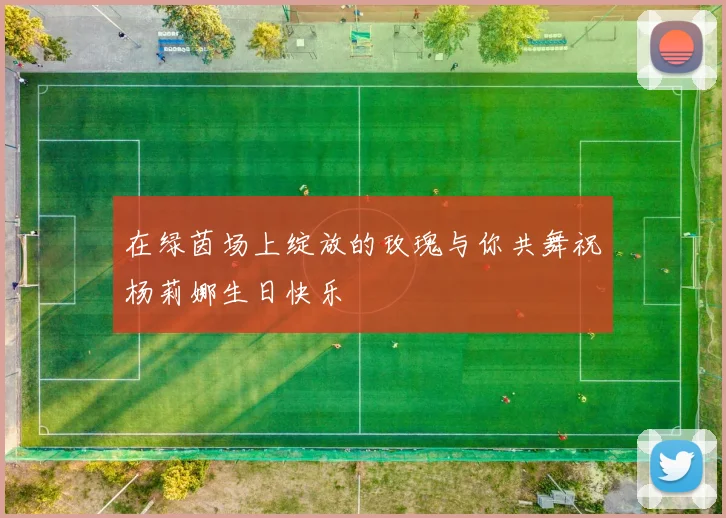 在绿茵场上绽放的玫瑰与你共舞祝杨莉娜生日快乐
